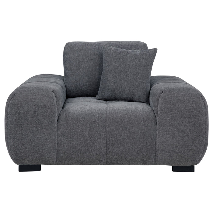 Plather - Track Arm Accent Chair