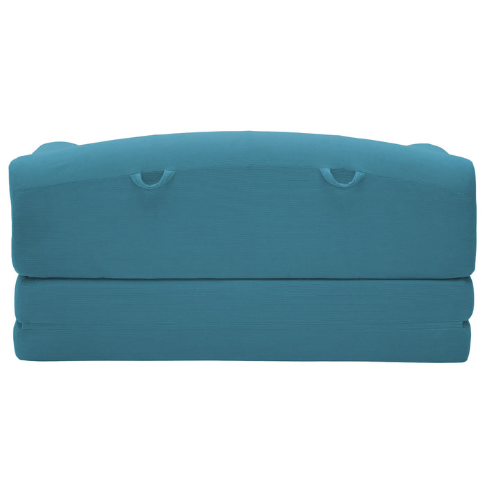 2 Seater Sofa Bed, Compact Foldable Floor Couch