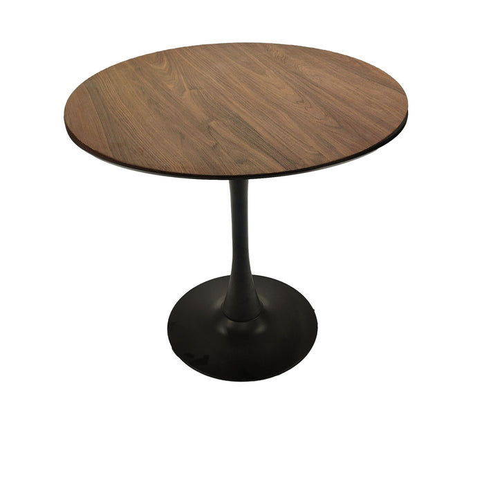 Mid-Century Round Dining Table With Pedestal Base For 2 - 4 People