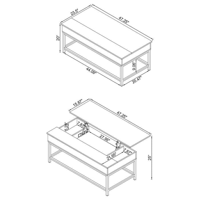 Byers - Lift Top Coffee And End Table Set