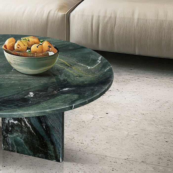 Marble Coffee Table, Living Room - Green