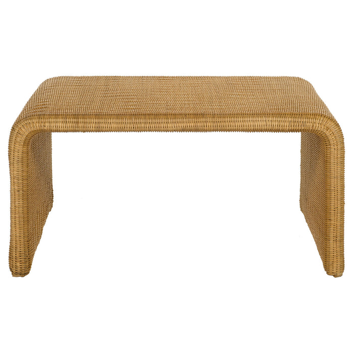 Cahya Square Woven Rattan Coffee Table Natural