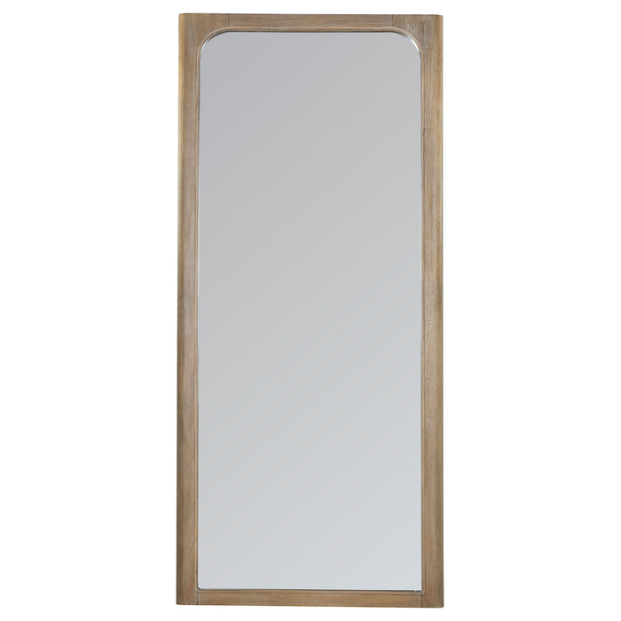 Solano 80-inch Full Length Floor Mirror Weathered Mango