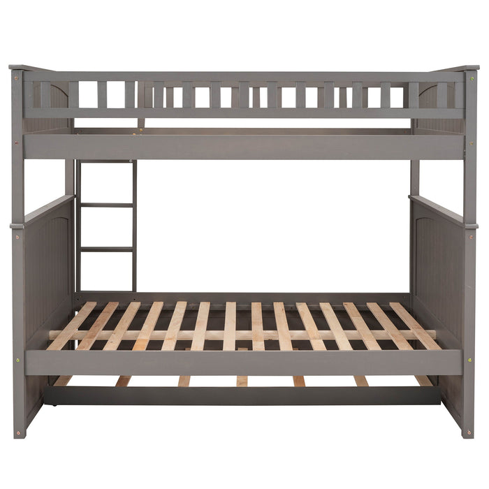 Bunk Bed With Twin Size Trundle, Guardrails