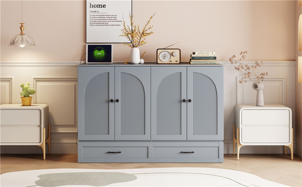 Murphy Bed With Large Drawers