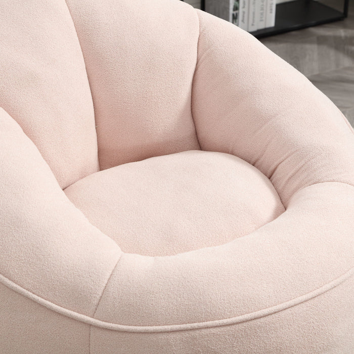 Bedding Bean Bag Sofa Chair High Pressure Foam With Footrest