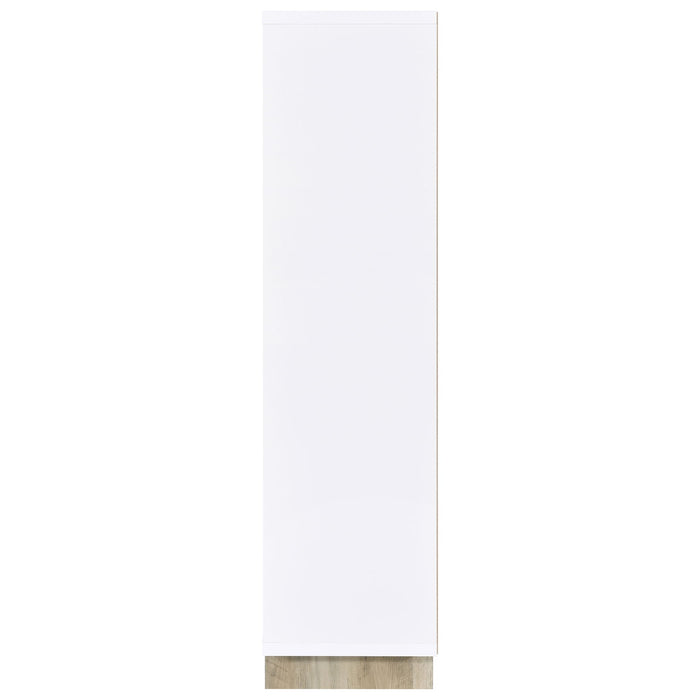 Geilys - 8 Shelf Bookcase With Arch Details - White