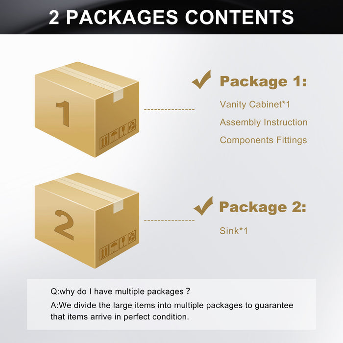 Modern Bathroom Vanity Sink Combo With Spacious Storage
