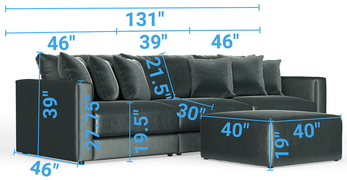 Remington - Modular Sofa And Cocktail Ottoman