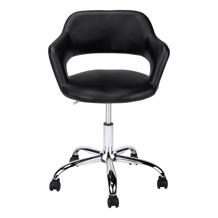 Office Chair, Adjustable Height, Swivel, Ergonomic, Armrests, Contemporary
