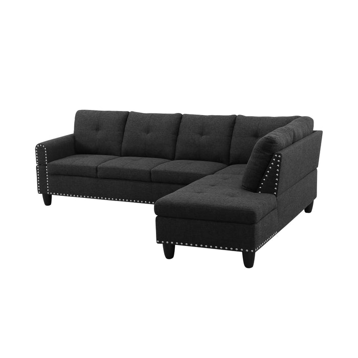 L - Shaped Sectional Sofa With Movable Left Chaise