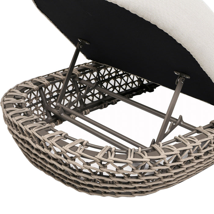 Willow - Sunbrella Upholstered Patio Lounger