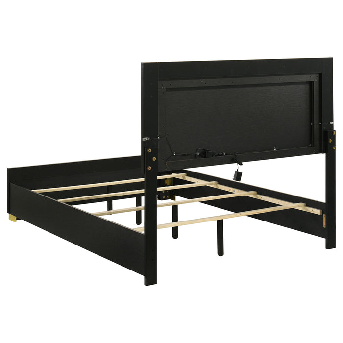 Jeremiah - LED Panel Bed With Touch Controlled Lighting