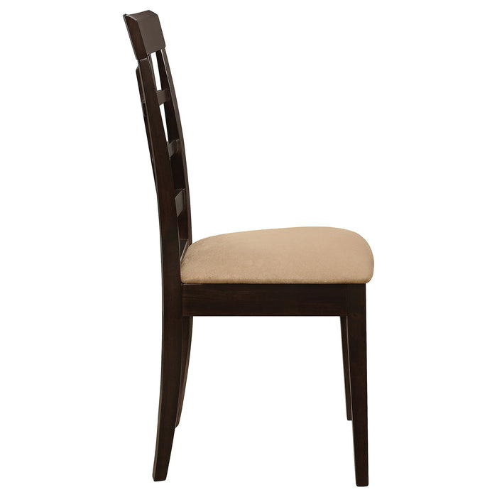 Lattice Back Dining Chair (Set of 2) - Brown