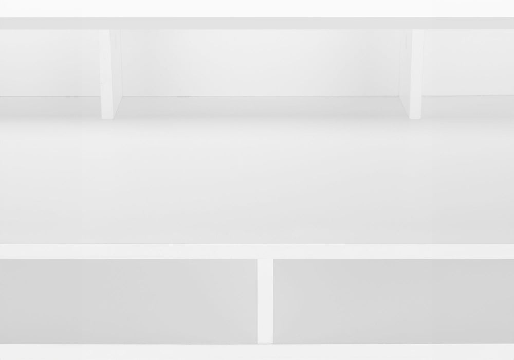 Computer Desk For Home Office, Standing, Storage Shelves, Laptop, Contemporary & Modern