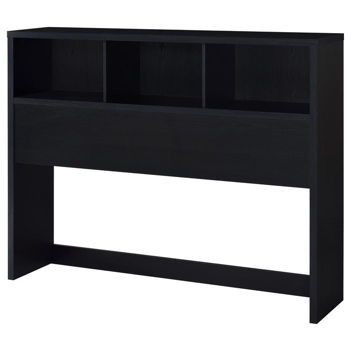 Westpark 49-inch Queen Bookcase Headboard Black