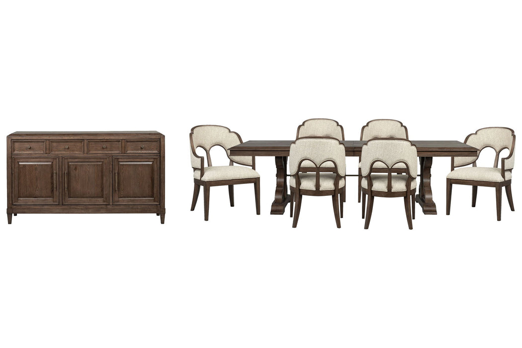 Jubilee - Extendable Trestle Dining Table Set