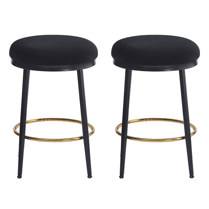 Stylish Design Counter Stools (Set of 2)