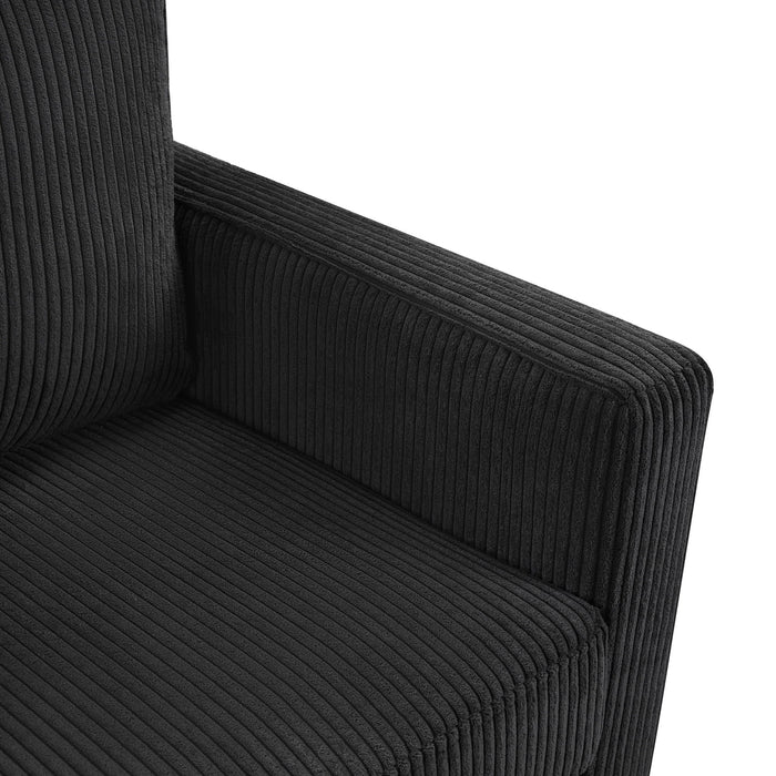 Sleeper Sofa With Foldable Mattress, USB Ports, Side Table & Storage Pocket