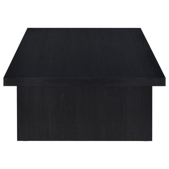 Max - Rectangular Engineered Laminate Coffee Table - Black