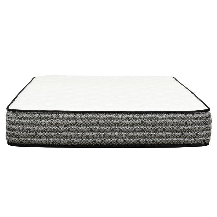 Premium 12" Queen Size Hybrid Mattress In A Box Soft Gel Memory Foam Top With Cooling Technology - Gray / White