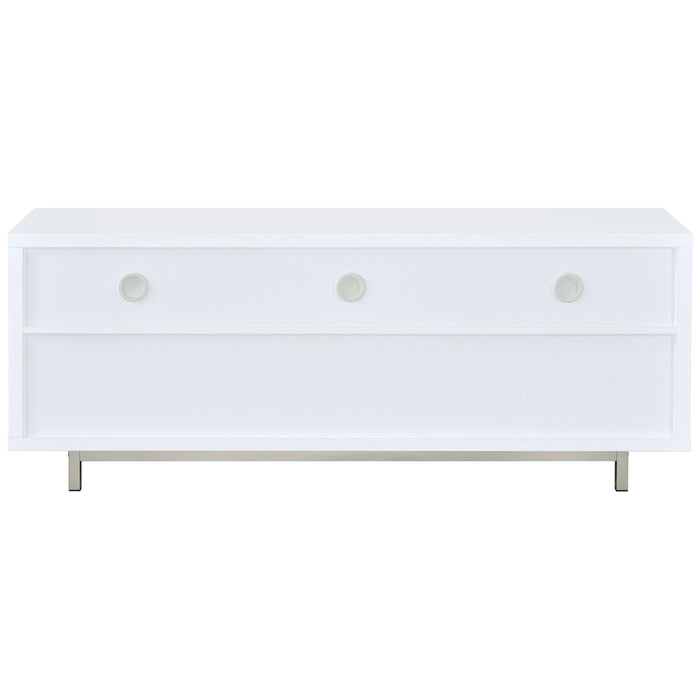 Casey 2-drawer Engineered Wood 60-inch TV Stand White
