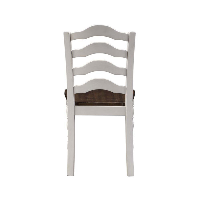 Bettina - 5 Piece Dining Set - Gray & Weathered Oak