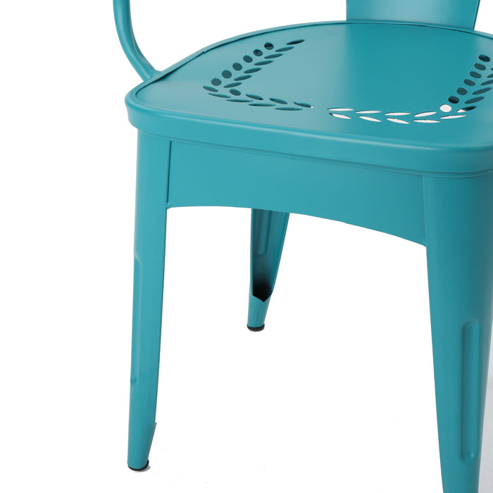 Lourdes - 3 Piece Metal Set - Teal