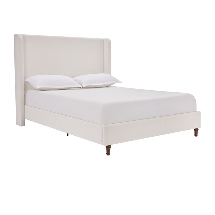 Harper - Tall Headboard Upholstered Bed / High Headboard / Elegant Simplicity / No Box Spring Needed