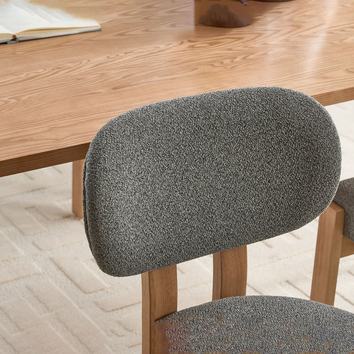 Dining Chairs With Ergonomic Backrest And Adjustable Feet (Set of 2)