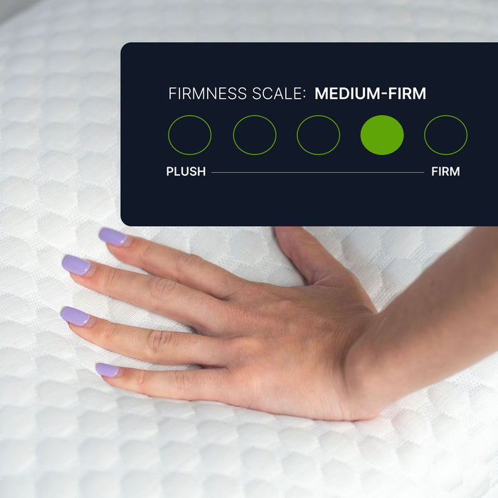 Ghostpillow - Gel Memory Foam Pillow With Cooling Technology, Made Of High Performance Foam - White