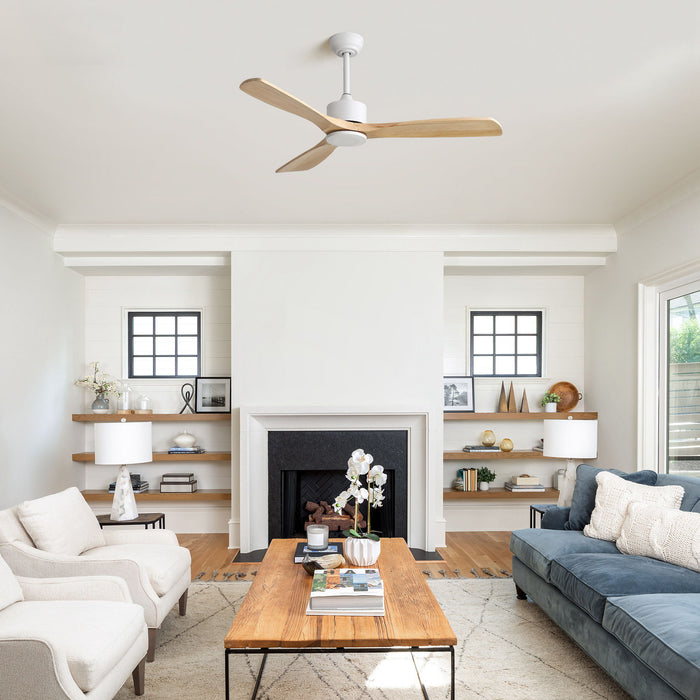 52" All Ceiling Fan With DC Reversible Motor, 3 Blades