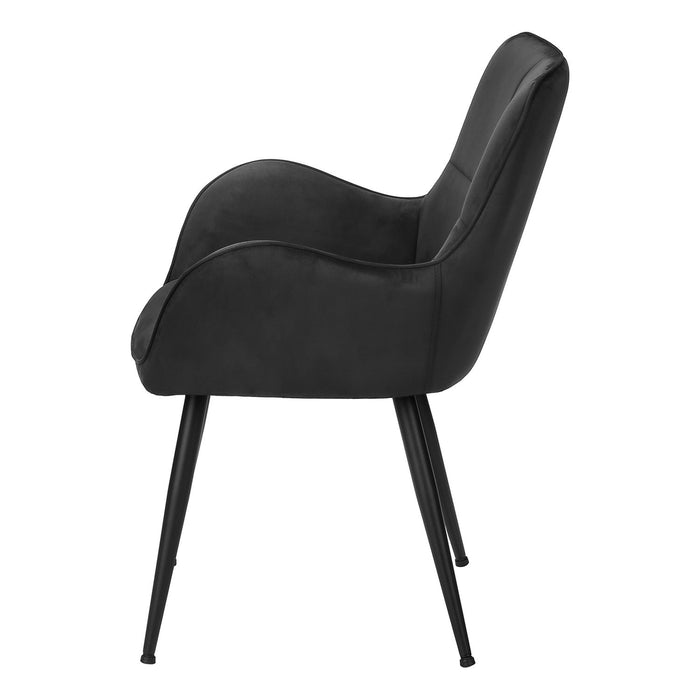 Dining Chair For Kitchen (Set of 2) - Black