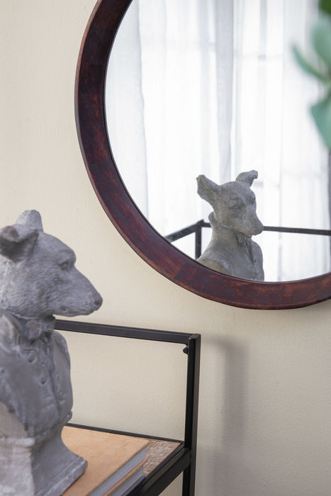 Transitional Decor Style Wall Mirror Decor With Frame For Bathroom