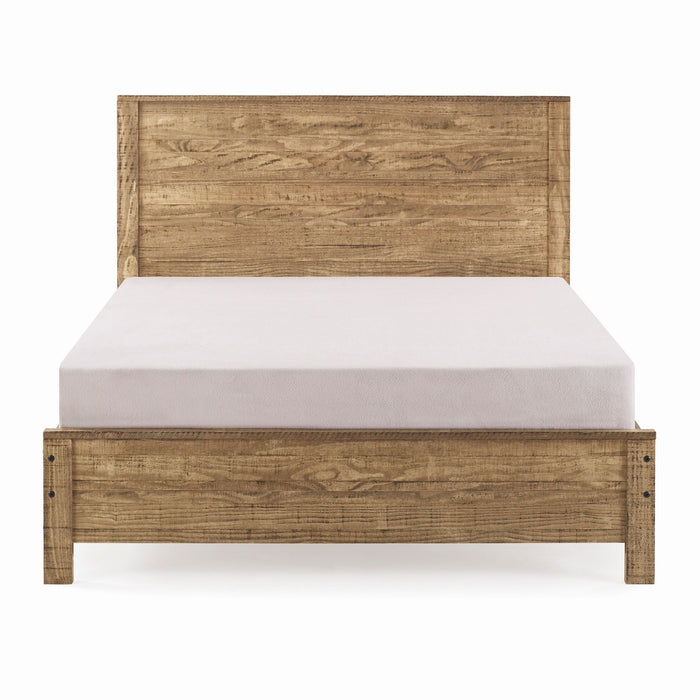 Albany - Bed Frame With Headboard, Heavy Duty Modern Rustic Design