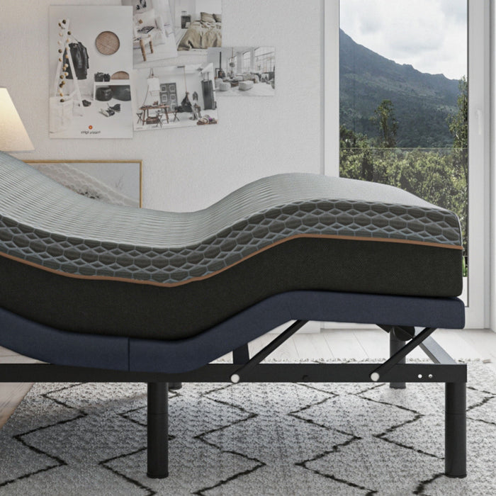 Copper Lux Hybrid - 14" Mattress With Copper Infused Contouring Memory Comfort Layer And Supportive Coil System