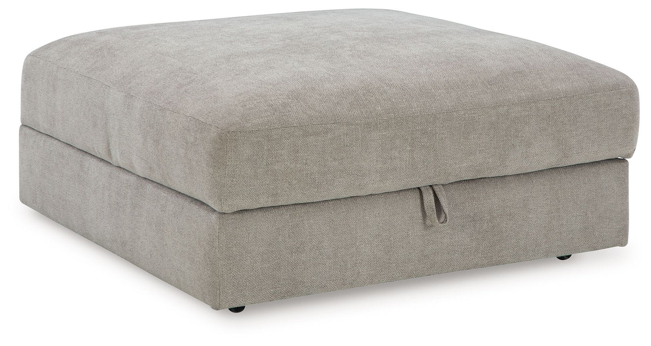 Aslan Court - 6 Pc. - 5-Piece Sectional, Ottoman - Pebble