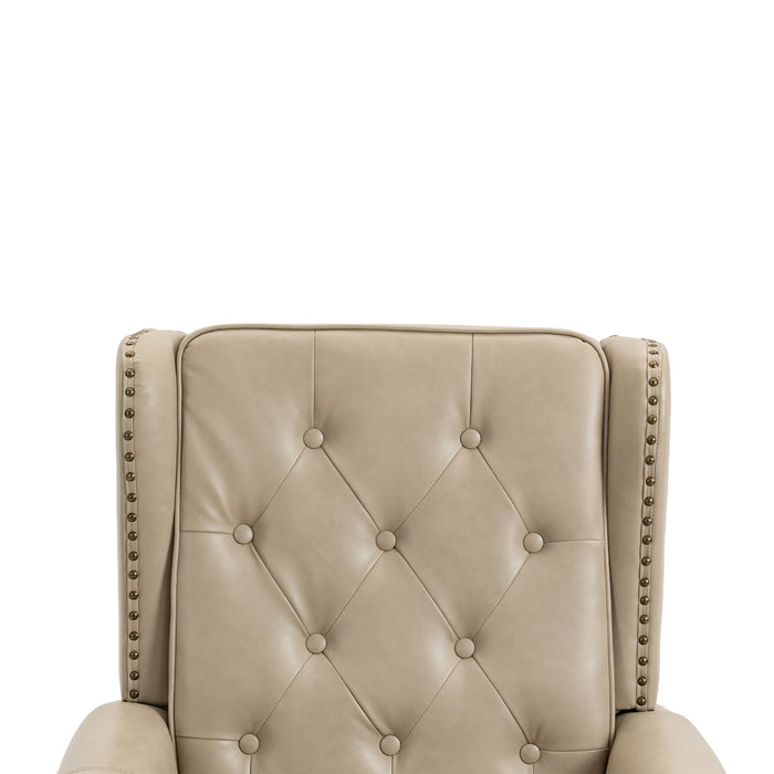 Modern Accent Armchair With Sturdy Wood Legs