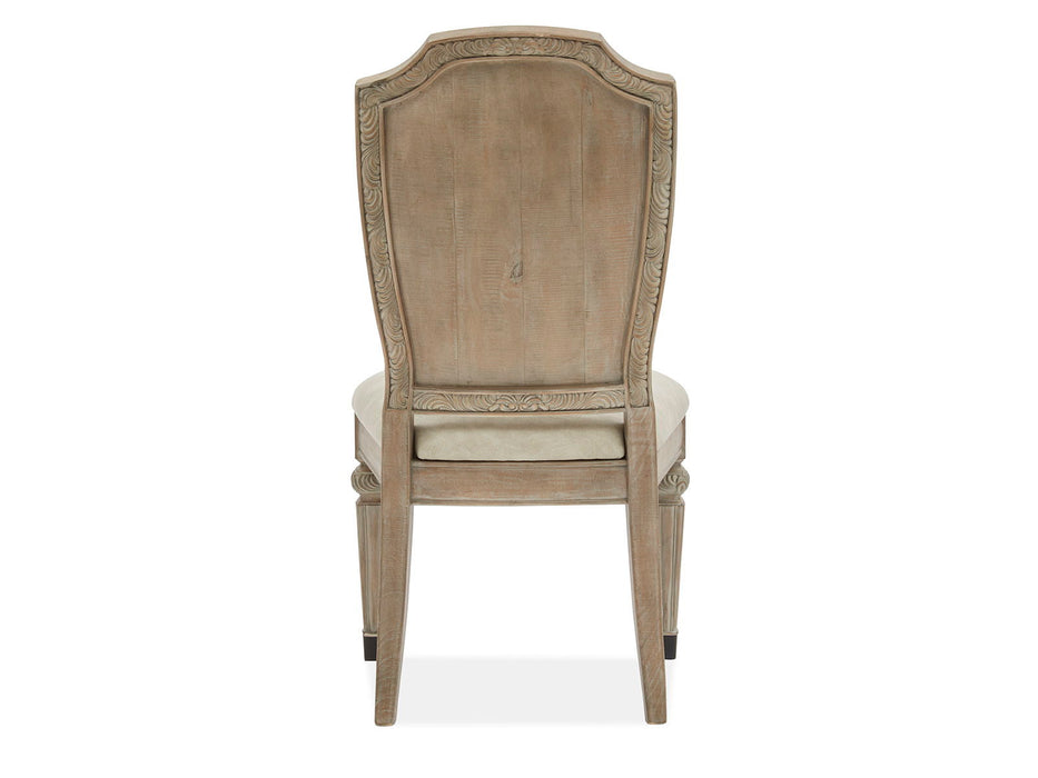 Marisol - Dining Side Chair With Upholstered Seat and Back (Set of 2) - Fawn