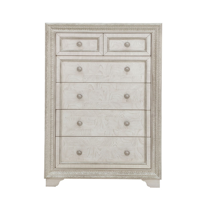 Camila - 6 Drawer Chest - Creamy White