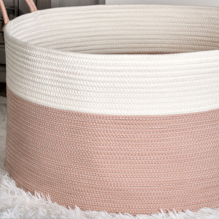 Francis - Cotton Round Laundry And Storage Basket