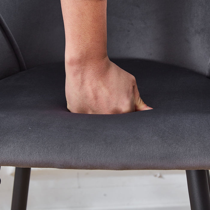 Counter Height Bar Stool Metal Legs (Set of 2)