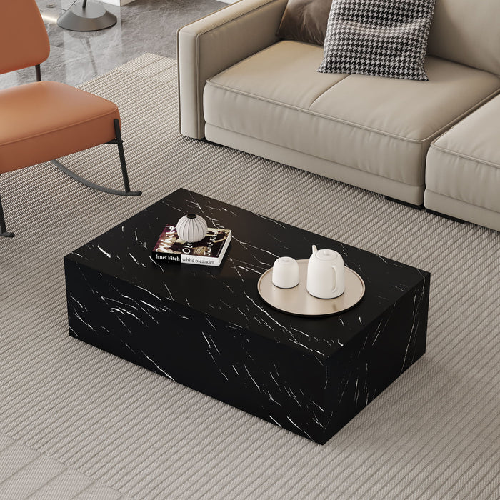 Modern Coffee Table With Light Wood Texture Pattern