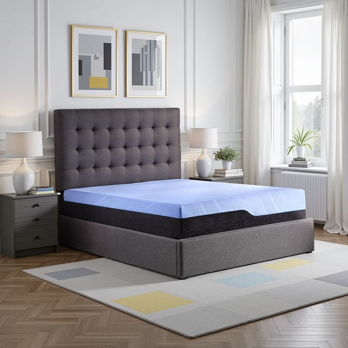 Refresh - 12" Hybrid Cooling Gelcare Memory Foam And Coil Mattress