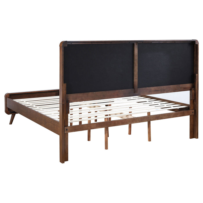 Robyn 4-piece Eastern King Bedroom Set Dark Walnut