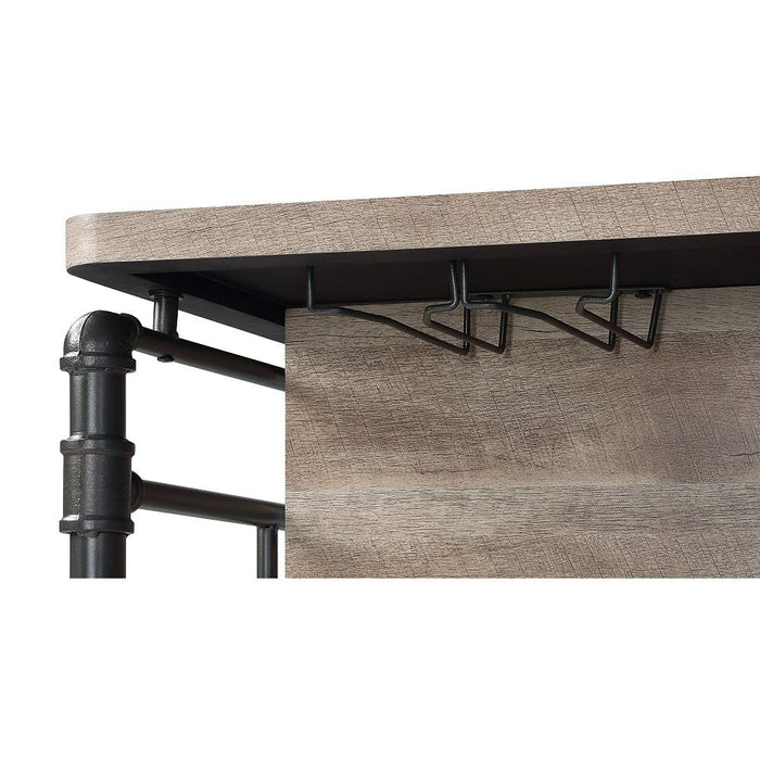 Edina - Counter Height Table - Antique Oak & Sandy Gray