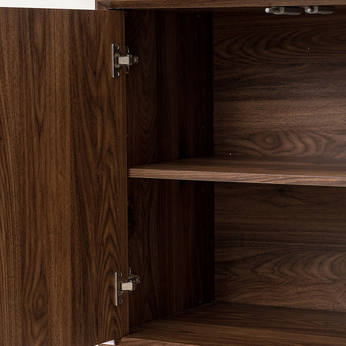 Double Door Cabinet - Walnut