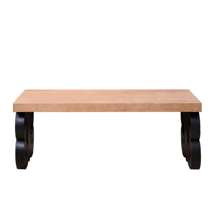 Ornate Scroll Base Coffee Table