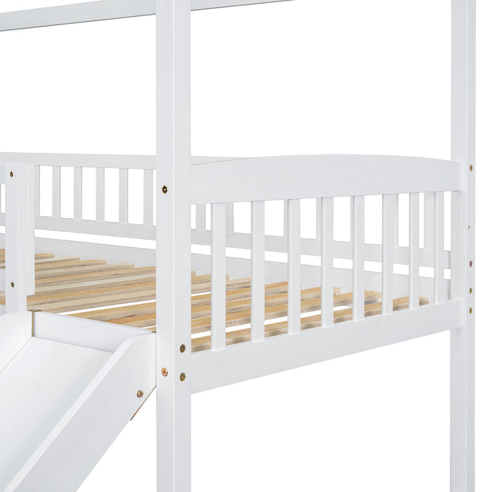 House Bunk Bed With Slide