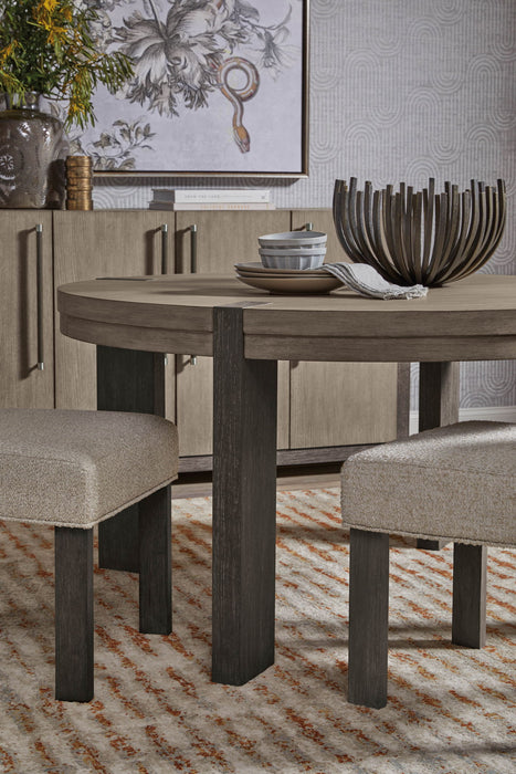 Anderson Park - Round Dining Table - Moose Trail / Frontier Brown